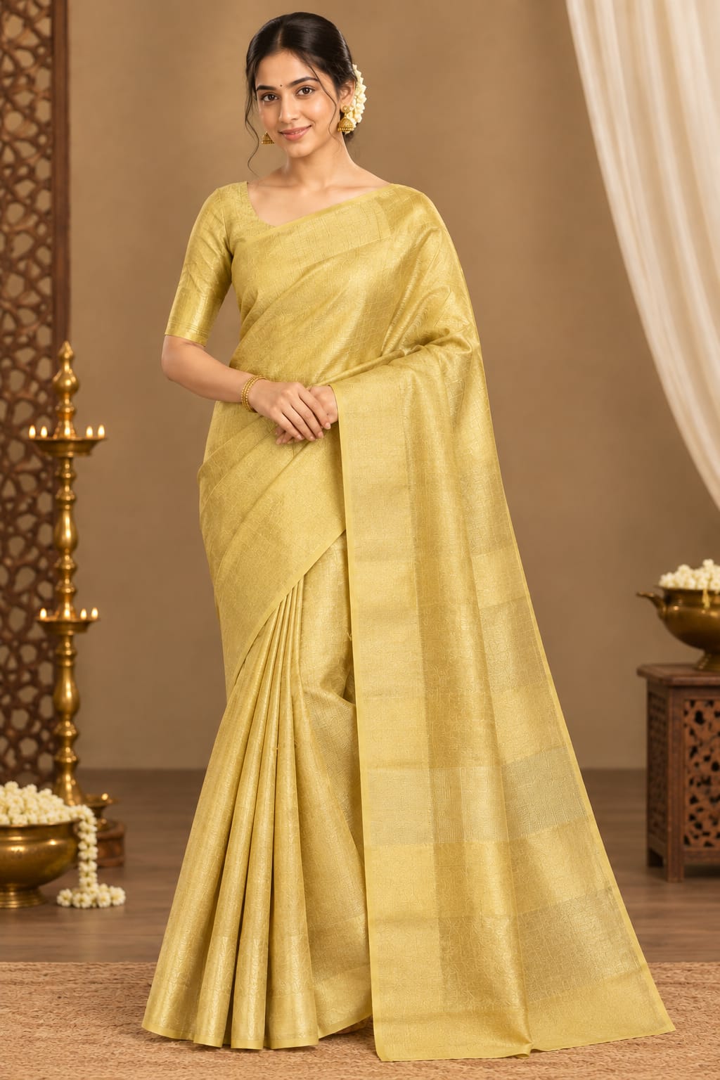 tissue saree